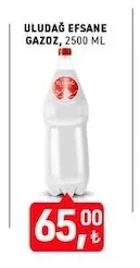 Uludağ Efsane Gazoz, 2500 Ml