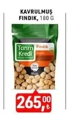 Tarım Kredi Kavrulmuş Fındık 180 G