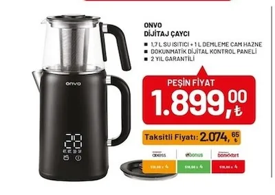 Onvo Dijital Çaycı