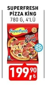 Superfresh Pizza King 780 G, 4'Lü