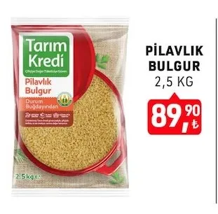 Tarım Kredi Pilavlık Bulgur 2,5 Kg