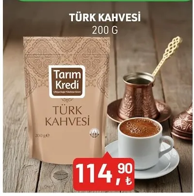 Tarım Kredi Türk Kahvesi 200 G