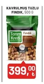 Tarım Kredi Kavrulmuş Tuzlu Fındık 500 G