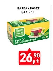 Tarm Kredi Bardak Poşet Çay 25'Li