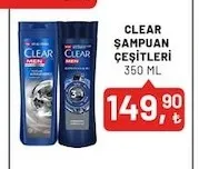 Clear Şampuan Çeşitleri 350 Ml