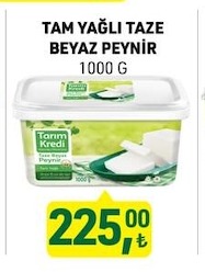 Tam Yağli Taze Beyaz Peynir 1000 G