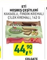 Eti Hoşbeş Çeşitleri Kakaolu, Findik Kremali Çilek Kremali, 142 G