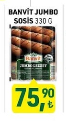 Banvit Jumbo Sosis 330 G
