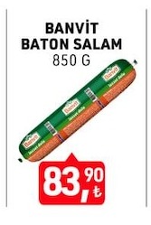 Banvit Baton Salam 850 G