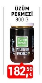 Tarım Kredi Üzüm Pekmezi 800 G