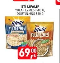 Eti Lifalif Yulaf Ezmesi 500 G, Öğütülmüş 350 G