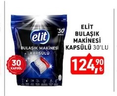 Elit Bulaşık Makinesi Kapsülü 30'Lu