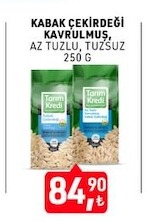 Kabak Çekirdeği Kavrulmuş, Az Tuzlu, Tuzsuz 250 G