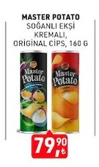 Master Potato Soğanlı Ekşi Kremalı Original Cips 160 G