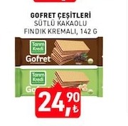 Gofret Çeşitleri Sütlü Kakaolu Fındık Kremalı, 142 G