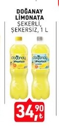 Doğanay Limonata Şekerli, Şekersiz, 1 L