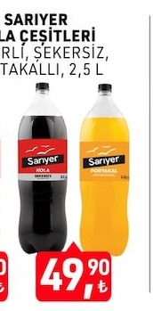 Sarıyer Cola Çeşitleri 2.5 L