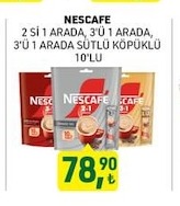 Nescafe 2 Si 1 Arada, 3'Ü 1 Arada, 3'Ü 1 Arada Sütlü Köpüklü 10'Lu