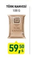 Tarım Kredi Türk Kahvesi 100 G
