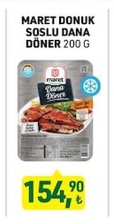Maret Donuk Soslu Dana Döner 200 G