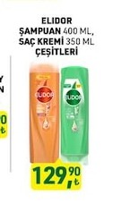 Elidor Şampuan 400 Ml, Saç Kremi 350 Ml Çeşitleri