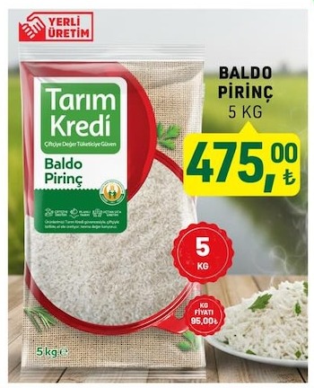 Baldo Pirinç 5 Kg