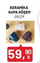 Seramika Kupa Köşem 09 Cm