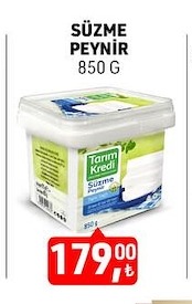 Tarım Kredi Süzme Peynir 850 G