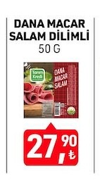 Dana Macar Salam Dilimli 50 G