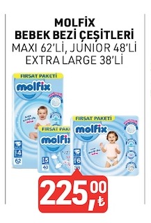 Molfix Bebek Bezi Çeşitleri