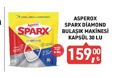 Asperox Sparx Diamond Bulaşık Makinesi Kapsül 30 Lu