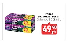 Parex Buzdolabı Poşeti Orta 4 Al 3 Öde 80'Li