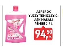 Asperox Yüzey Temizleyici Aşk Masalı Pembe 2.5 L