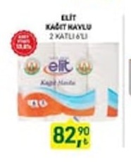 Elit Kağıt Havlu 2 Katlı 6'Lı