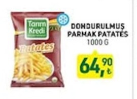 Tanım Kredi Dondurulmuş Parmak Patates 1000 G