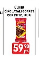 Ülker Çikolatalı Gofret Çok Çıtır 100 G