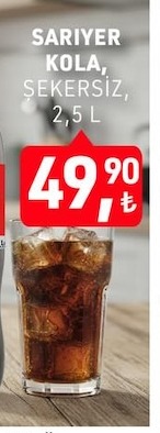Sarıyer Kola Şekersiz 2,5 L