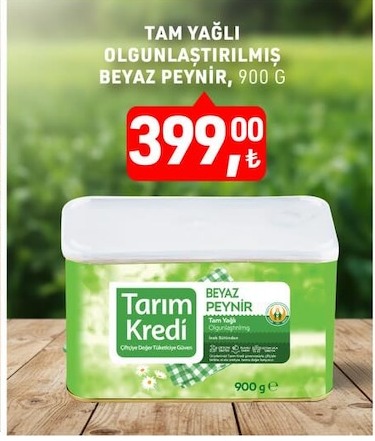 Tam Yağli Olgunlaştirilmiş Beyaz Peynir 900 G