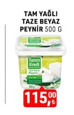 Tarım Kredi Tam Yağlı Taze Beyaz Peynir 500 G
