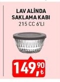 Lav Alında Saklama Kabı 215 Cc 6'Lı