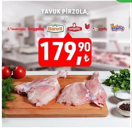 Tavuk Pirzola Kg