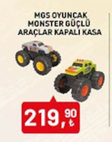 Mgs Oyuncak Monster Güçlü Araçlar Kapali Kasa