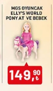 Mgs Oyuncak Elly'S World Pony At Ve Bebek