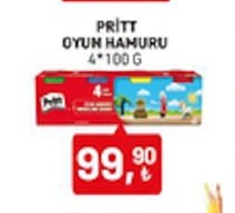 Pritt Oyun Hamuru 4*100 G
