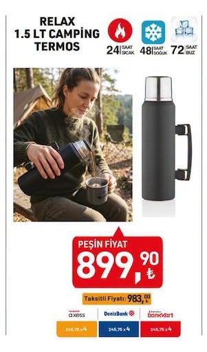 Relax 1.5 Lt Camping Termos