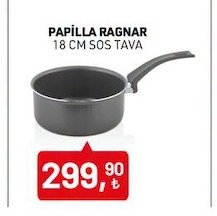 Papilla Ragnar 18 Cm Sos Tava