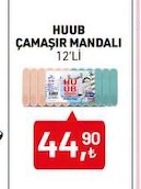 Huub Çamaşır Mandalı 12'Li