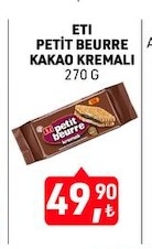 Eti Petit Beurre Kakao Kremali 270G