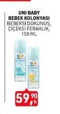Uni Baby Bebek Kolonyasi Bebeksi Dokunus, Ciceksi Ferahlik 150 Ml
