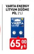 Varta Energy Lityum Düğme Pil 2'Li